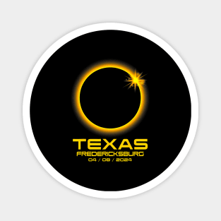 Fredericksburg Texas Tx Total Solar Eclipse 2024 Magnet